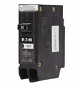 BRP120GF 20A 1P 120V Ground Fault Breaker Type BR 10 kAIC Mini Circuit Protector shown from side view