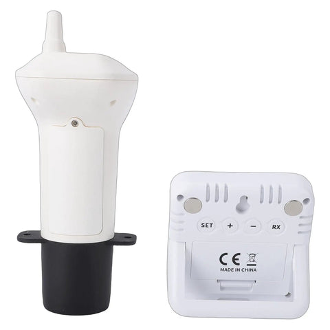 Wireless Water Level Sensor Ultrasonic Tank Level Meter No Fuss Install with IP65 weatherproof design, front view
