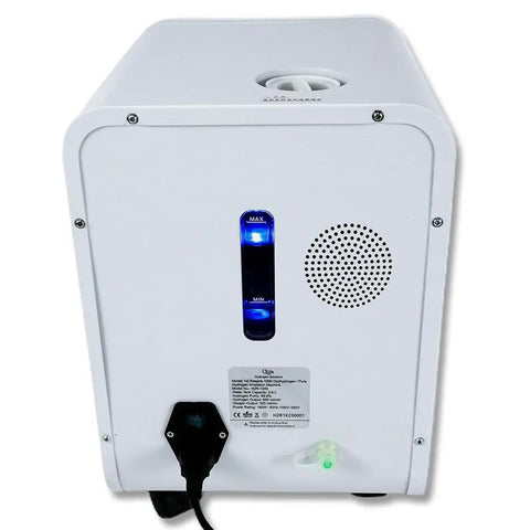 Back view of Hydrogen Wellness Inhalation System With 1000 Ml Per Minute Browns Gas Output showing power cord and vent.