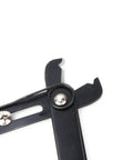 Wisoqu Electrical Wire Stripper Cutter Pliers close-up showing black oxide finish and anti-slip grip for precision cutting.