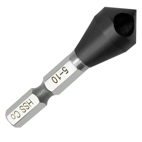 Single cobalt countersink bit from 4Pc M35 Cobalt Countersink Bits 90 Degree Set For Metal Stainless Steel Wood Workhorse Quality