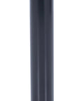 Badass 24 Inch Steel Garage Safety Bollard Wall Defender Pipe Guard With Pre Drilled Mounting Holes Matte Black Finish for bumper protection.