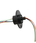 One Piece 22mm Capsule Conductive Slip Ring With 6 Channel 2A Rotary Joint For High Speed Dome And Stage Light Applications, smooth rotation
