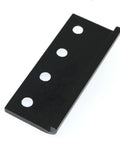 Durable Carbon Steel L Shaped Rail Connector For Sliding Barn Door Tracks L Rail Adapter Reliable Home Improvement Hardware