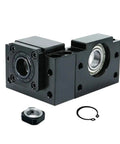 End Bearing Mount For Ball Screw Support BK20 BF20 25mm SFU2505 SFU2510 SFE2525 For Engraver Router Angular Contact High Precision Easy Install