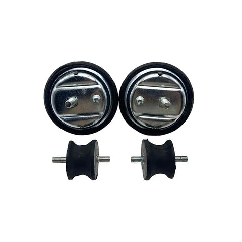 Left And Right Engine Motor Mounts With Two Transmission Mounts For Bmw E36 E46 E85 Models showing rubber and metal components.