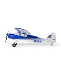 Side view of Sport Cub S 615mm RC Airplane Ready To Fly Kit With Battery And Charger All Included White And Blue Color RTF Trainer