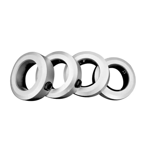 Dope Heavy Duty Aluminum Alloy Fixed Locking Limit Ring For Shaft Collar Stop Screw Type With Screws For 6 To 30mm Diameter Fits Industrial Machinery To Hold Position Securely And Lock Down Tight For Max Stability On Rugged Setup, aluminum shaft collars