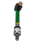 Beefy Tie Rod Kit Fits Tractor Models 6115D 6420 6320 6120 6220 6415 6215 6520 6603 And More For Rock Solid Steering, Easy Install, Durable Alloy Build, Real Value For Everyday Field Work. green tractor tie rod with threaded end and joint