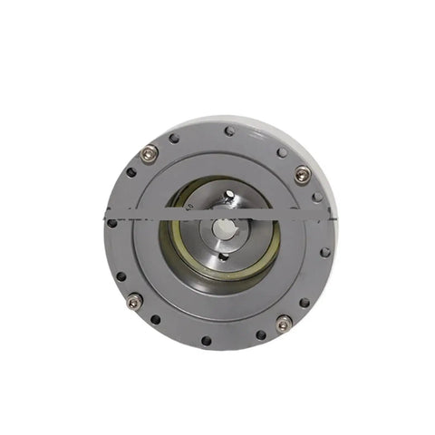 Solid Build Precision Harmonic Gear Reducer For Industrial Robot Arms And Motor Drives with a sleek round metal design.
