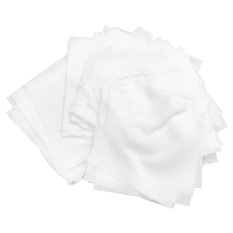 Top Shelf Polyester Cleanroom Wipes 200 Pack Lint Free No Sweat Heavy Duty Cloth stacked, ideal for electronics and lab equipment.