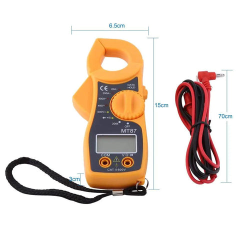 Pro Grade Digital Clamp Meter All In One Multimeter For Auto And Home Use With AC DC Voltage Current Ohms And Amp Testing
