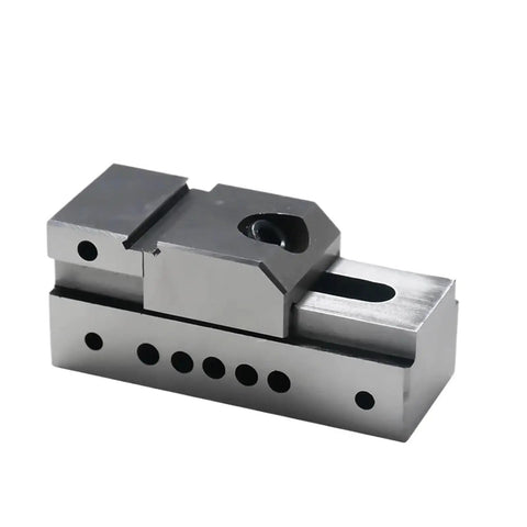 Quick Action Tool Vise For Machines, Beast Workhorse Clamp with versatile slot for stable holding of square and round parts.
