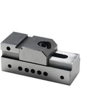 Quick Action Machine Tool Vise For Beefy Clamping With Integrated Slots Secure Vertical And Horizontal Holding Of Square And Round Parts