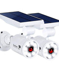 Solar Motion Sensor Lights Outdoor Aluminum Flood Light For Exterior Security Cams And Pathways, IP66 waterproof