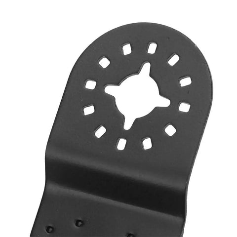 Close-up of 10 Pack 20mm Oscillating Saw Blades High Carbon Steel For Wood Plastic Drywall And More Multitool Blades Set