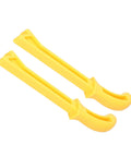 Pro Grade Woodworking Push Sticks Set For Table Saws And Planers, Bright Yellow Plastic Push Rods Feeder, Comfortable Grip, Two Pieces