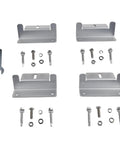 Rooftop RV Hardware Kit With Lightweight Aluminum Z Brackets, Irregular Wall Panels, 4 Pack Surface Kit, Includes Nuts, Screws, Hex Key