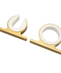 Wall Mounted Fishing Rod Rack With Horizontal Rod Holders For Garage Boat RV Use Aluminum Build, Easy Mount, Sturdy Durable Gold Finish, Fits Most Conventional And Fly Rods, Keeps Gear Organized And Ready