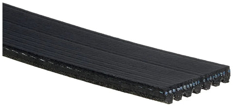 7PK2217 Micro V Serpentine Drive Belt with Quiet Construction, EPDM Rubber, Ribbed Design, OEM Grade, angled view