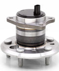 Rear Right Wheel Hub Bearing Assembly With ABS, 5 Lug Bolts, Fits 2004 2006 Lexus ES330, 2007 2012 ES350, close-up view