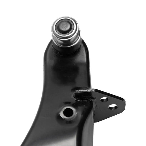 Front Left Lower Control Arm With Ball Joint Replacement For 2010 2014 Subaru Outback And Legacy Suspension Part Direct Fit Rock Solid Auto Component For Better Handling And Smooth Ride black steel arm with ball joint close-up