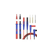 Ultra Sharp Multimeter Test Leads Kit With Soft Silicone Insulation And Gold Plated Probes For Pro Grade Readings, cable connectors.