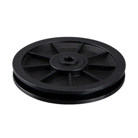 Nylon Bearing Pulley Wheel Round Roller For Gym Cable System Fitness Equipment Accessory Must Have For Strength Training And Cable Machines Smooth Ride Exercise Roller Durable Gym Part, 120mm black nylon wheel
