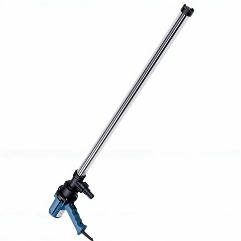 Aunmas Portable Electric Drum Pump With 90Cm Stainless Steel Tube For Transfer Of Water, Kerosene, Derv In 200L And 220L Standard Drums Lightweight Handheld Design With Us Plug For Easy Mobile Liquid Flow At Job Sites