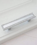 Crystal Cabinet Pulls 4 Pack With 1 Inch Screws Zinc Alloy Crystal Drawer Pull Handles for kitchen cabinets and dressers