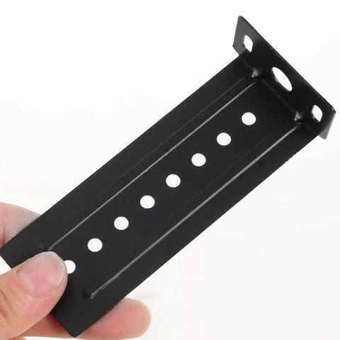 Heavy Duty Keyboard Slide Rails With Black Protective Base And Rock Solid Stainless Steel Extended Rail Connector Side Mount Drawer Brackets For Keyboard And Computer Accessories black side-mount bracket