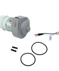 Circulation Pump For Dishwashers 154859201 Must Have Replacement Part with connectors and O-rings, grey color, easy install