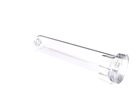 20 Inch Clear Bowl Replacement For Food Service, OEM Part 153195-06, angled view, high clarity plastic, durable and easy to clean