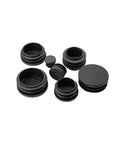 Various sizes of Adjustable Tube End Cap for Round Pipes 10 to 60mm Tough as Nails Heavy Duty Table Leg Dust Cover Protector Pads