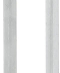 Tie-Lok One Quarter Inch Wide 0.015 Inch Thick 10 Inch Long 304 Stainless Steel Tie Pack Of 100 close-up view of lock and pointed end