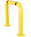 Four Foot By Three Foot Steel Machine Guard Safety Barrier Hollow Fillable Guardian Built For Forklift Zones Protects Walls