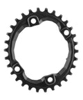 Oval Traction Chainring For Shimano M8000 XT And M9000 XTR, 7075 Aluminum, 96 BCD, 30T 32T 34T 36T, Four M8 Bolts, Black CNC Machined