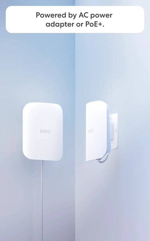 Side view of Outdoor 7 Dual Band Mesh WiFi Router With IP66 Weatherproof, Covers Up To 15,000 Sq Ft Outdoors, wall mounted