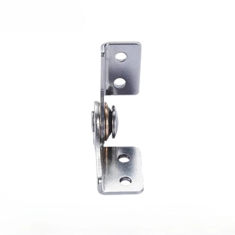 Side view of Smooth Opening 304 Stainless Steel Torque Hinge 2.0 With Adjustable Damping Flip Hinge for Cabinets 0-90 Degree Stop, Silver