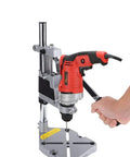 Benchtop Drill Press Stand With Adjustable Vertical And Horizontal Mount For Precision Drilling Hand Press Drill Holder For Electric Drill