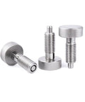 Heavy Duty Knurled Spring Load Plunger Pin For Industrial Hardware Retractable Index Guide with coarse threads and solid build.