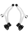Front Lower Left And Right Control Arm Kit For Ford C Max And Focus 2012 2018 2013 2018 Pro Grade High Strength Suspension Replacement 2 Piece Set Durable Welded Arms For Smooth Handling, silver welded arms