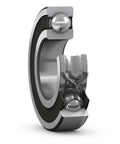 Badass Deep Groove Ball Bearing 50 By 80 By 16 Millimeters W60102Rs1 showing dual sealed steel construction and smooth rolling surface.