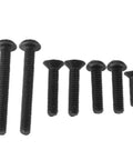 Dang Tough Rc Gearbox Mount With Heavy Duty Steel Build And Sleek Silver Anodized Surface Hella Precise Cnc Machining For Fast Off Road Racing Swaps And Zero Hassle Hobby Repairs black screws of varying lengths for RC car use