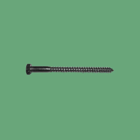 Rock Solid 5/16 Inch By 4 Inch Hex Head Lag Bolts Forged From Black Zinc Plated Steel To Stand Up To Weather And Wear Without Giving An Inch On Any Construction Project