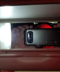 Lit White Interior LED Light Kit for WRX STI Impreza 2004 to 2022 super bright 6000K bulb installed in car vanity mirror