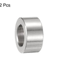 12Pc Tough As Nails Stainless Steel Spacers 12Mm Bore 20Mm OD 10Mm Long Built Like A Tank Killer metal sleeve showing smooth surface.