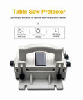 Heavy Duty Adjustable Three Way Force Push Block For Table Saws Jointers Stationary Power Tools Featuring Rugged Comfort Grip Ensures Bulletproof Hold During Precision Woodworking Projects, shown from the front with handle.