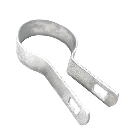 10 Pack 2-3/8 Inch Chain Link Fence Tension Bands With Bolts And Nuts Galvanized Steel For Fence Posts Gates And Brace Frames