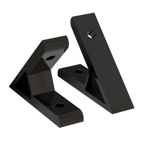 Black zinc alloy 45 Degree And 135 Degree Corner Bracket Set for 2020 Series Aluminum Extrusion Profile, rustproof, smooth edges, 4 pack